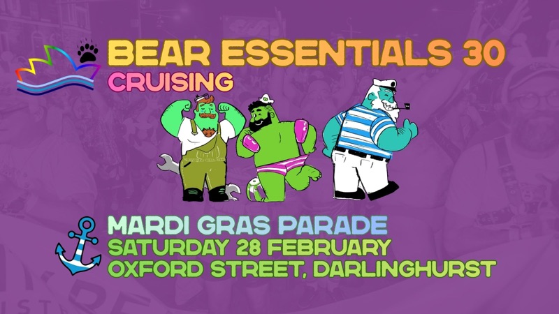 Poster for Mardi Gras Parade